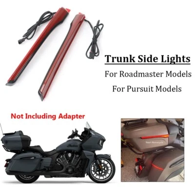 Luces laterales traseras LED para maletero Indian Pursuit Limited Dark Horse paquete premium Foto 1 de 4