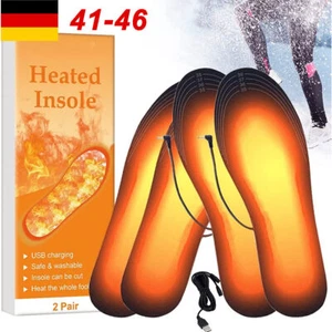 2 Paar Beheizbare Einlegesohlen Sohlenwärmer Heated Insoles Beheizte - Bild 1 von 8