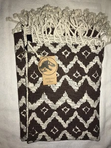 Jurassic World X Accompany Keep It Wild Blanket Ten Thousand Villages made Nepal - Picture 1 of 4
