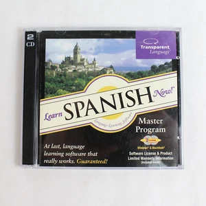 Learn Spanish Now! PC CD-Rom Version 7 Windows Mac 2 Disc Set Educational - Picture 1 of 5