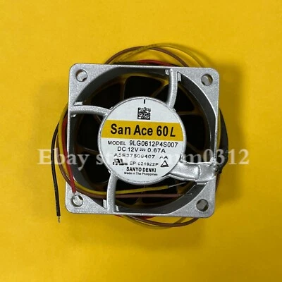 1PCS  Sanyo SANYODENKI 9LG0612P4S007 60X25MM DC12V 0.67A PWM cooling fan - Image 1 of 3