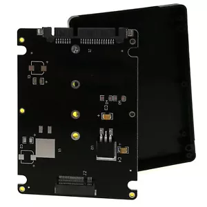 M.2 NGFF B Key SSD to SATA Converter 2.5" Enclosure 2280 2260 2242 Drive Adapter - Picture 1 of 4
