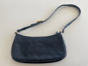 Gucci Vintage Canvas and Patent Mini Pochette - Picture 1 of 8