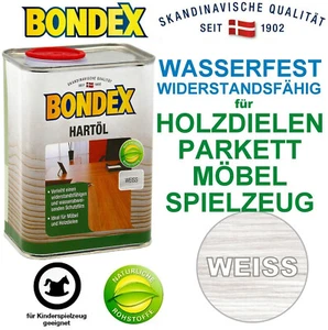 BONDEX 500 ml Hartöl WASSERFEST für Holzdielen Parkett Möbel Öl WIDERSTANDSFÄHIG - Bild 1 von 2