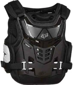 PROTEZIONE FOX RAPTOR PROFRAME LC CE JUNIOR BLACK / WHITE FOX 6/11 - Picture 1 of 2