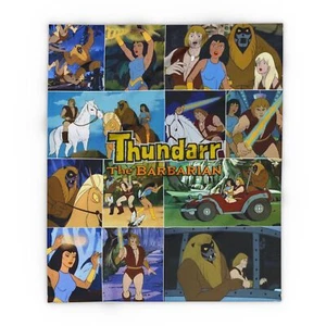 Thundarr the Barbarian Arctic Fleece Blanket 50" × 60", Throw, Classic Cartoon - Picture 1 of 7