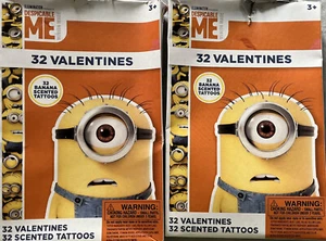 Valentine Exchange Cards Minion School Kids Valentine Despicable Me 64p Cards - Picture 1 of 3