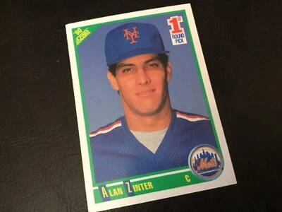 1990 Score ALAN ZINTER #671 RC New York Mets • EX‼ •  - Image 1 of 2