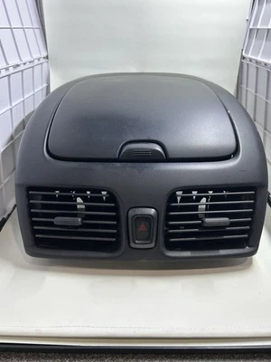 2000-2006 Nissan Sentra painel central moldura de ventilação cubo de armazenamento preto trava boa - Imagem 1 de 4