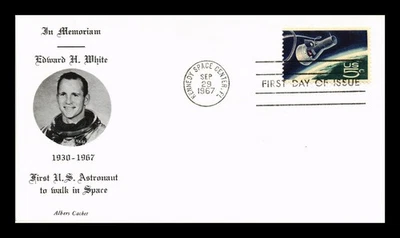 DR JIM STAMPS US COVER SPACE ACHIEVEMENTS FDC ASTRONAUT EDWARD H WHITE - Image 1 of 2