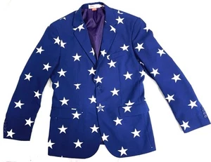 OPPOSUITS Men's Blue Star Jacket Blazer Suit Coat US 40 - Picture 1 of 6