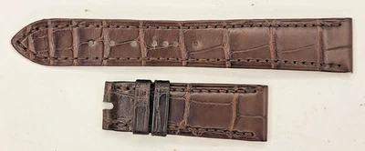 Authentic Patek Philippe Genuine Brown leather watch strap 19/16mm, 55+114mm OEM - Image 1 of 2