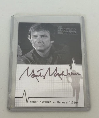 2004 Rittenhouse Six Million Dollar Man Monte Markham Barney Miller AUTO - Image 1 of 4