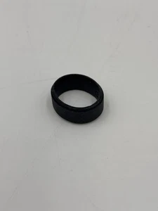 No Box QALO Plain Black Metallic Silicone Ring Mens Size 9 Free Shipping - Picture 1 of 2