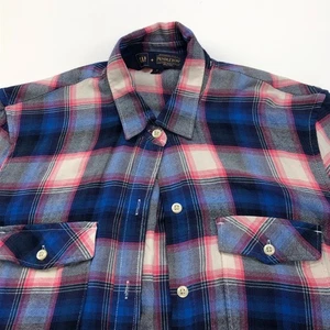 Gap Pendleton Small 100% Rayon MINT Button Long Sleeve Check Plaid Shirt - Picture 1 of 9