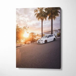 Subaru WRX STI High Resolution Museum Quality Vertical Car Canvas Print #007 - Picture 1 of 14
