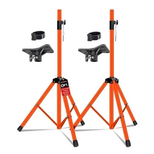 5Core Speaker Stand Pair Tripod Tall Adjustable 72 Inch DJ Studio Monitor Stands - Picture 1 of 12