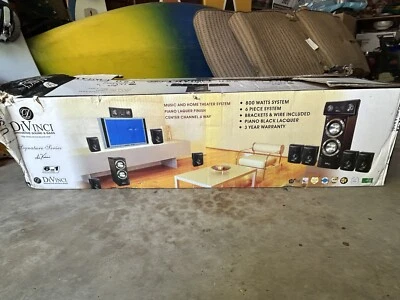 Altavoces de cine en casa DIVINCI 6 piezas H.T.System DA 6.1 Pro Series 800 W  Foto 1 de 4