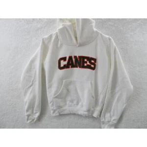 Vintage JANSPORT Miami University Hurricanes Adult Small Embroidered Hoodie - Picture 1 of 15