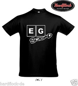 T-Shirt EG Squad EG5 EG6 EG3 EG4 Civic JDM Tuning Fun Hella Type-R B16 B18 - Foto 1 di 1