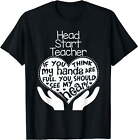 Head Start Teacher T Shirt Heart Hands School Team Gift