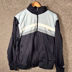 Billabong Track Jacket Mens L Blue Full Zip Embroidered 90s Y2K Sportswear - Picture 1 of 9
