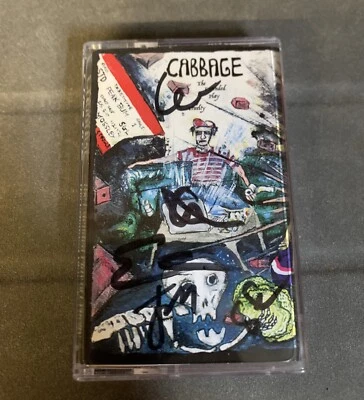 CABBAGE THE EXTENDED PLAY OF CRUELTY  FULLY SIGNED CASSETTE TAPE EP NEW - Image 1 of 2