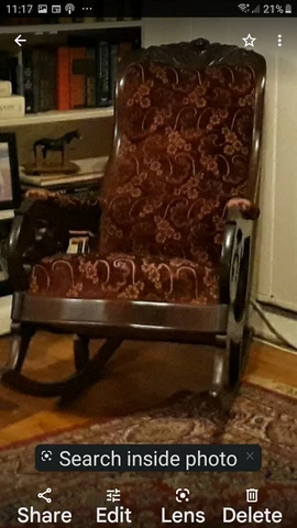 Antique Lincoln Rocking Chair c1800’s Cover
