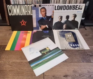 Job Lot-80s-6×LPs - OMD, Pet Shop Boys, London Beat, a-ha, Communards, MC Hammer - Picture 1 of 4