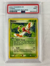 PSA 9 Mint Yanma 2004 EX Team Rocket Returns #28