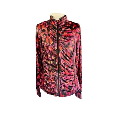 Exertek Zippered Work Out Jacket Women Size Petite Medium - Image 1 of 4