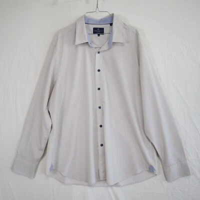 Con.Struct Shirt Mens 2XL Slim Fit 4-Way Stretch Button Up Polka Dot Long Sleeve - Image 1 of 4