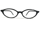 Robert Marc Eyeglasses Frames 104-10 Black Cat Eye Horn Rim 45-16-125