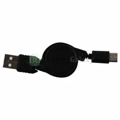1-100 Lot USB Retract Type C Charger Cable for Samsung Galaxy S8 /S8 Plus/Note 8 - Image 1 of 4