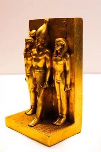 Unique statue of Goddess Isis, God Osiris, Goddess Nephthys - Egyptian family - Picture 1 of 5