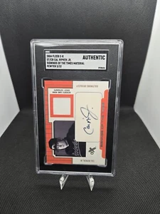 2004 Fleer EX Cal Ripken Jr. #ST/CR Game Used Jersey Auto #5/32 SGC AUTHENTIC - Picture 1 of 2