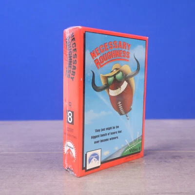 SEALED NEW Necessary Roughness VIDEO 8  1992 Scott bakula Sinbad football - Image 1 of 4