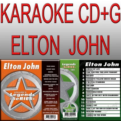 ELTON JOHN LEGENDS SERIES Karaoke 2 Cd+g Island Girl,I'm Still Standing New - Image 1 of 3