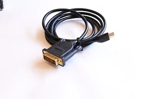 Mini DisplayPort To DVI-D Cable Adapter Converter PC Monitor MAC 1080P 6FT - Picture 1 of 3