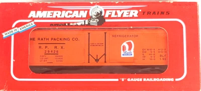 American Flyer 6-48317 - RATH PACKING CO. REEFER  ~~N.O.S.  REPLICA, MINT! - Image 1 of 2