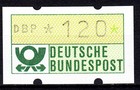 Brd 1981 Automaten Freimarke 120Er Mit Nr Postfrisch Weies Papier 21332