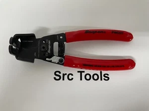 Snap-on  Tools NEW USA RED 7" Inline Wire Stripper/Cutter 10 AWG–20 AWG PWCH7 - Picture 1 of 6
