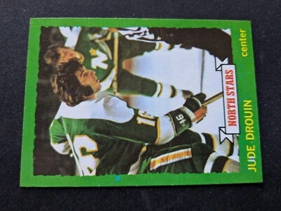 1973-74 Topps Hockey Card # 125 Jude Drouin - Minnesota North Stars (NM) - Image 1 of 3