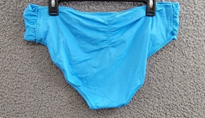 Becca Etc Women's Plus Size 1X(16-18) Ruched Hipster Bottom Women's Color Blue - Image 1 of 4