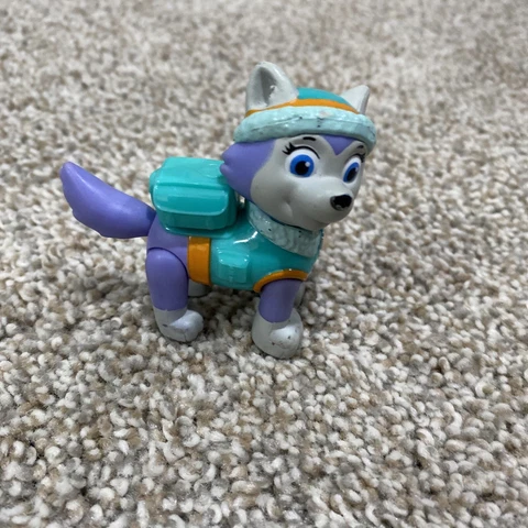 Nick Jr. Paw Patrol EVEREST & SNOWMOBILE 5" Plastic Toy and Figure SET Cover