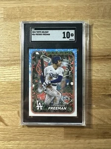 Tarjeta de béisbol Freddie Freeman 2024 Topps Holiday #H56 Los Angeles Dodgers casi nueva - Imagen 1 de 2