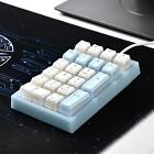 Wired Number Pad Plug and Play Silent Portable 21 Keys for Travel Laptop PC