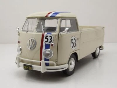 VW T1 Pritsche #53 Beige Modellino 1:18 Solido - Immagine 1 di 4