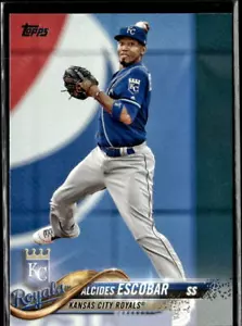 2018 Topps Series 2 Alcides Escobar Kansas City Royals #630 3 Card Lot - Picture 1 of 2