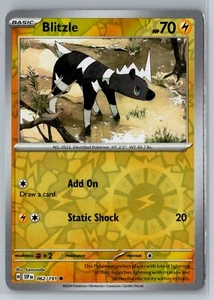 Pokemon Surging Sparks #062/191 Blitzle Reverse Holo - Picture 1 of 2